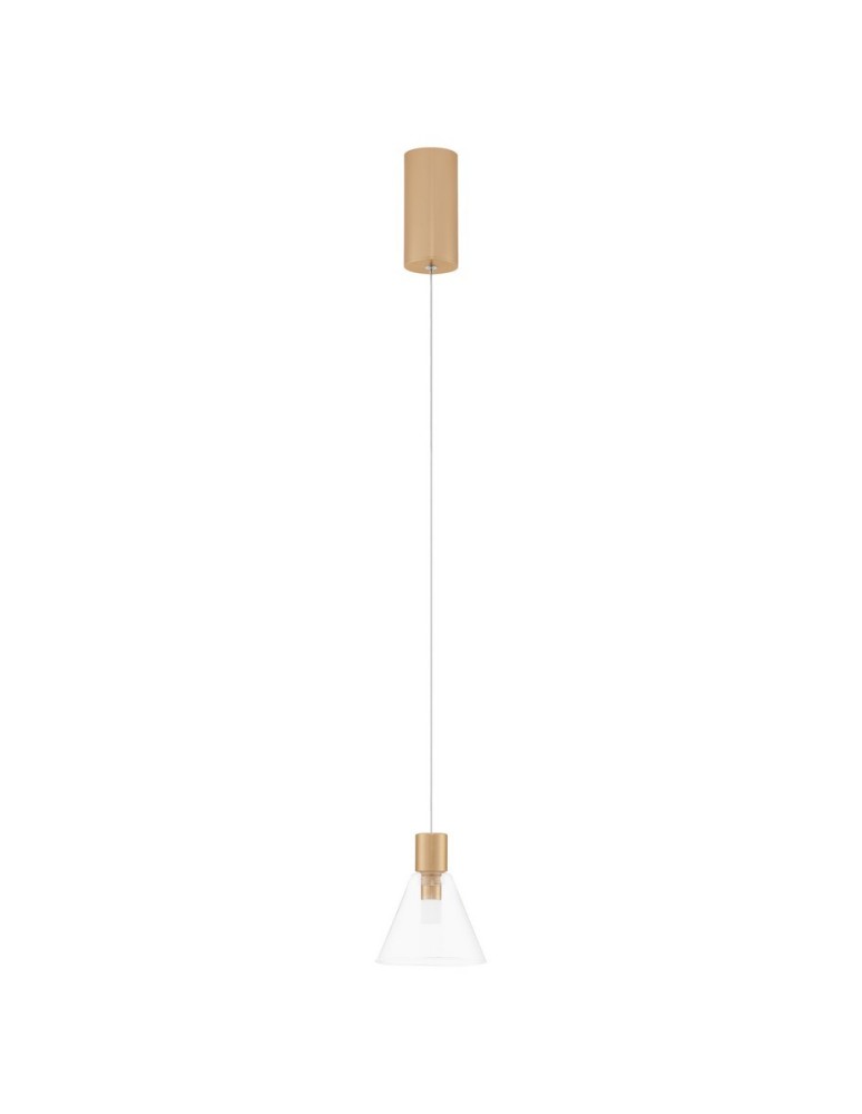 Pendant lamps - Luces Exclusivas ACATLAN Pendant Modern Gold and shades of gold 1xLED max 5W 3000K LE61645 - product kolory-swiatla.pl 1
