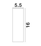 Tube lamps - Luces Exclusivas ACATLAN Surface Mounted Spot black 1xLED max 5W 3000K LE61646 - product 2