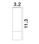Tube lamps - Luces Exclusivas ACATLAN Surface-mounted Spot black 1xLED max 10W 3000K LE61647 - product 2