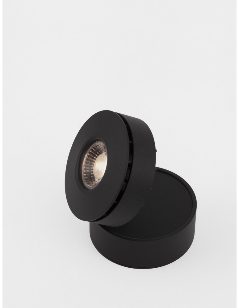 Spotlight ceiling lamps - Luces Exclusivas BADILLO Ceiling Spotlight Black 1xLED max 15W 3000K LE61656 - product kolory-swiatla.pl 3