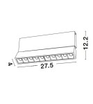 Spotlight ceiling lamps - Luces Exclusivas BACARDI Ceiling Spotlight white 1xLED max 15W 3000K LE61657 - product 3