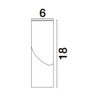 Spotlight ceiling lamps - Luces Exclusivas BACARAN Ceiling Spotlight Black 1xLED max 6W 3000K LE61660 - product 2