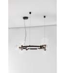 Pendant lamps spheres - Luces Exclusivas PARLA Pendant Modern Black 11xG9 max 6W LE42601 - product 2