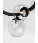 Pendant lamps spheres - Luces Exclusivas PARLA Pendant Modern Black 11xG9 max 6W LE42601 - product 4