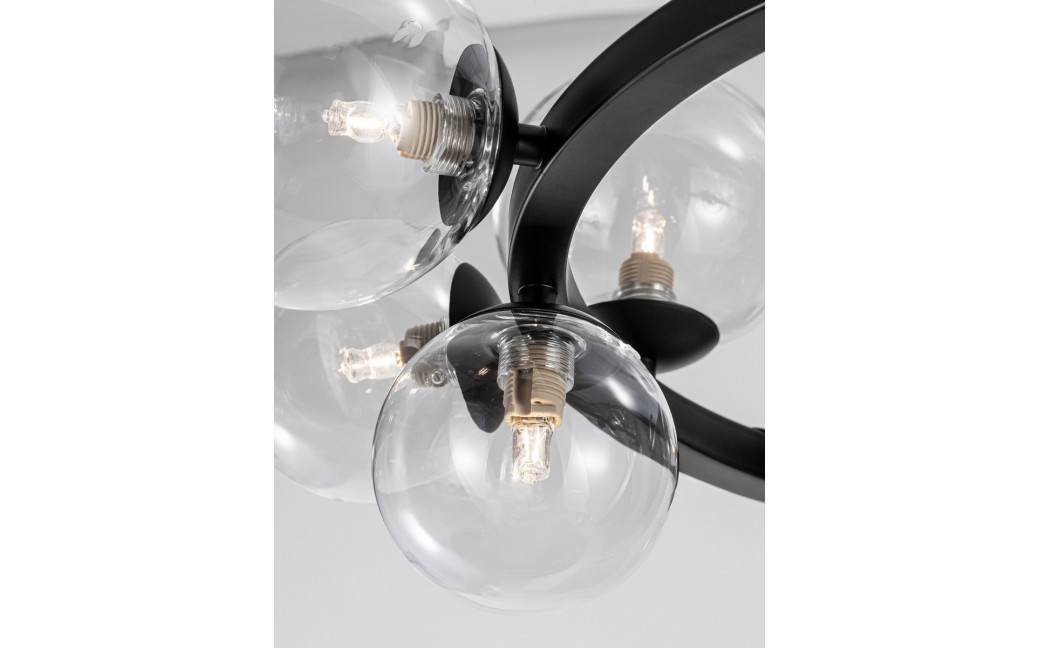 Luces Exclusivas PARLA Wisząca Nowoczesna czarny 11xG9 max 6W LE42601