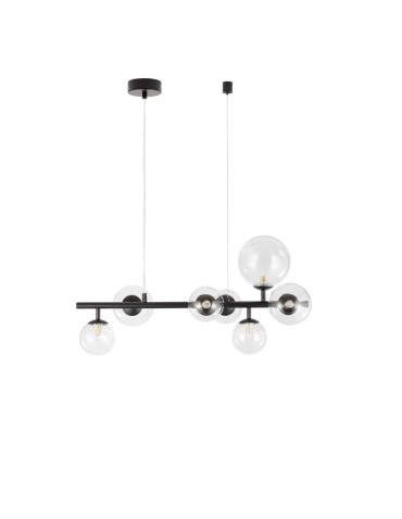 Luces Exclusivas PARLA Pendant Modern Black 7xG9 max 6W LE42602