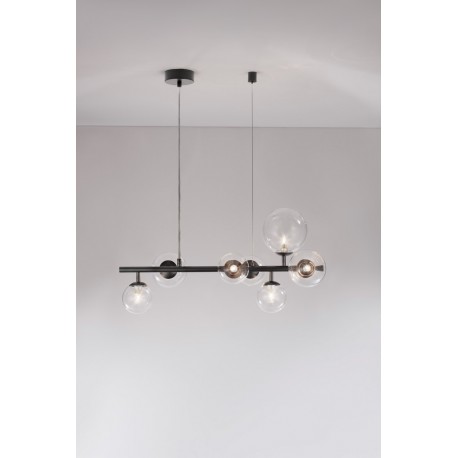 Luces Exclusivas PARLA Wisząca Nowoczesna czarny 7xG9 max 6W LE42602