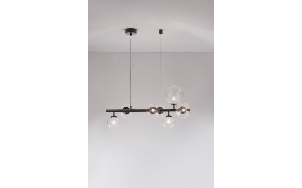 Luces Exclusivas PARLA Wisząca Nowoczesna czarny 7xG9 max 6W LE42602