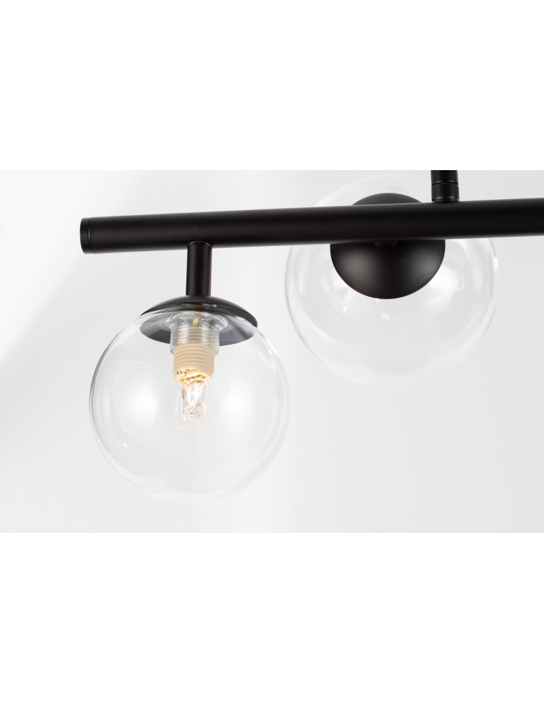 Pendant lamps spheres - Luces Exclusivas PARLA Pendant Modern Black 7xG9 max 6W LE42602 - product kolory-swiatla.pl 4