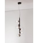 Pendant lamps spheres - Luces Exclusivas PARLA Pendant Modern Black 6xG9 max 6W LE42603 - product 3