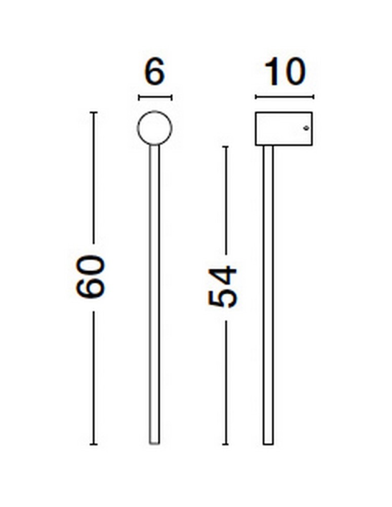 Wall lamps - Luces Exclusivas TUNJA Wall-mounted Modern Black 1xLED max 18W 3000K LE42604 - product kolory-swiatla.pl 2