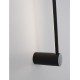Luces Exclusivas TUNJA Ścienna Nowoczesna czarny 1xLED max 18W 3000K LE42604