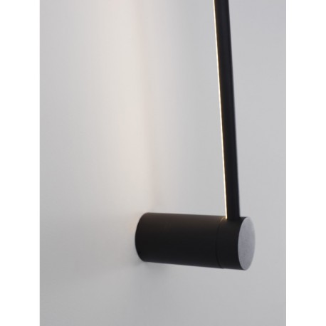 Luces Exclusivas TUNJA Ścienna Nowoczesna czarny 1xLED max 18W 3000K LE42604