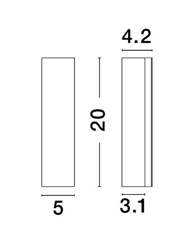 Wall lamps - Luces Exclusivas CERRO Wall-mounted Modern Black 1xLED max 12W 3000K LE42609 - product kolory-swiatla.pl 6