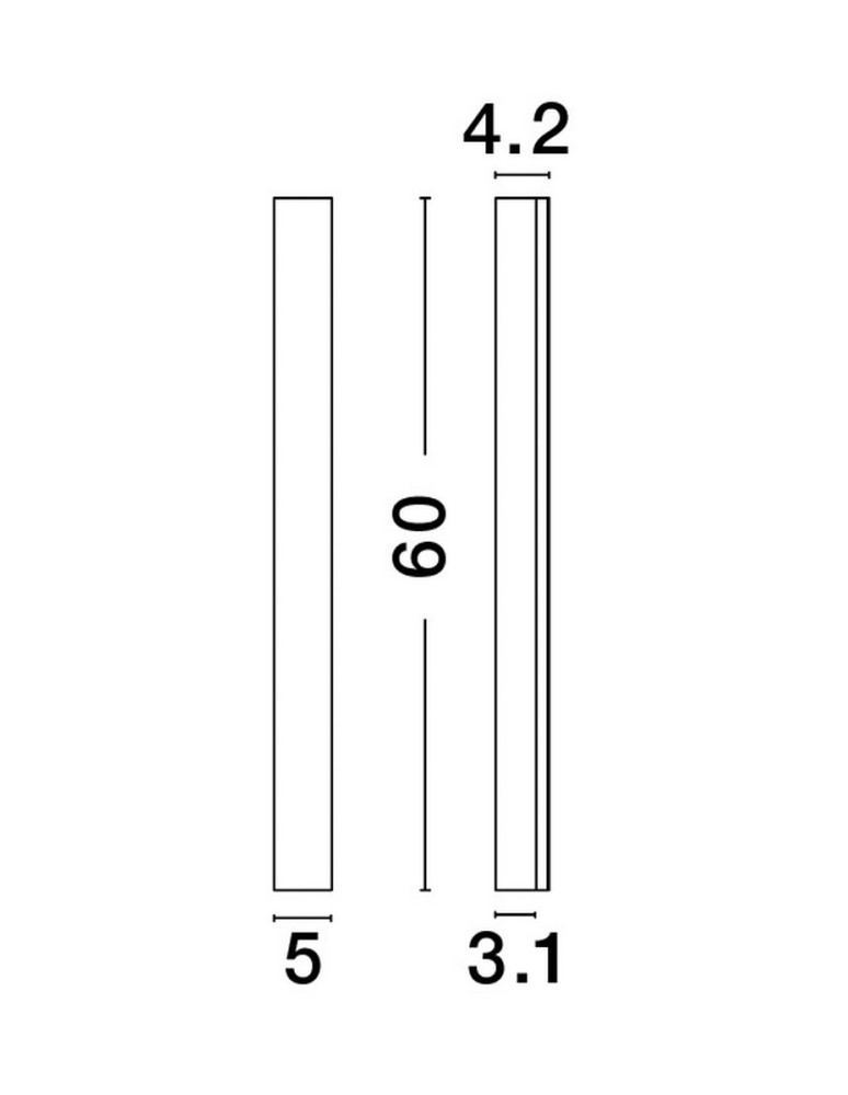 Luces Exclusivas CERRO Ścienna Nowoczesna czarny 1xLED max 21W 3000K LE42610
