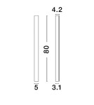 Kinkiety - Luces Exclusivas CERRO Ścienna Nowoczesna czarny 1xLED max 29W 3000K LE42611 - produkt 5