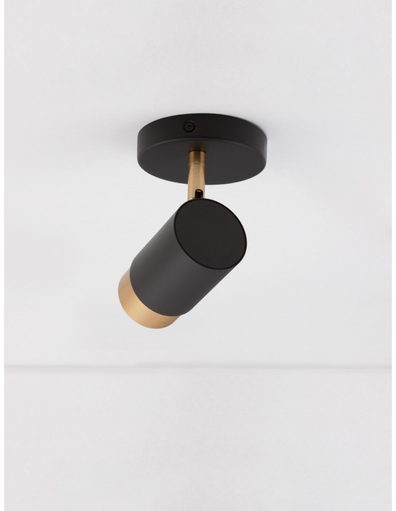 Spotlight ceiling lamps - Luces Exclusivas CAYES Ceiling Spotlight Black 1xGU10 max 10W LE42612 - product kolory-swiatla.pl 4