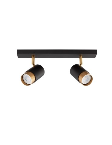 Luces Exclusivas CAYES Ceiling Spotlight Black 2xGU10 max 10W LE42613