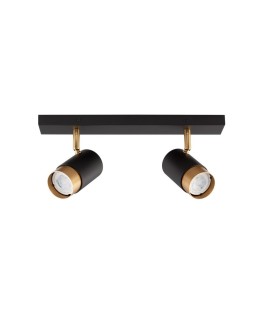 Luces Exclusivas CAYES Ceiling Spotlight Black 2xGU10 max 10W LE42613