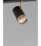 Spotlight ceiling lamps - Luces Exclusivas CAYES Ceiling Spotlight Black 3xGU10 max 10W LE42614 - product 2