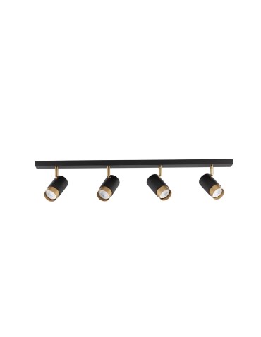 Luces Exclusivas CAYES Ceiling Spotlight Black 4xGU10 max 10W LE42615