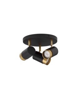Luces Exclusivas CAYES Ceiling Spotlight Black 3xGU10 max 10W LE42616