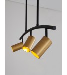 Pendant lamps - Luces Exclusivas CAYES Pendant Modern Black 3xGU10 max 10W LE42617 - product 2