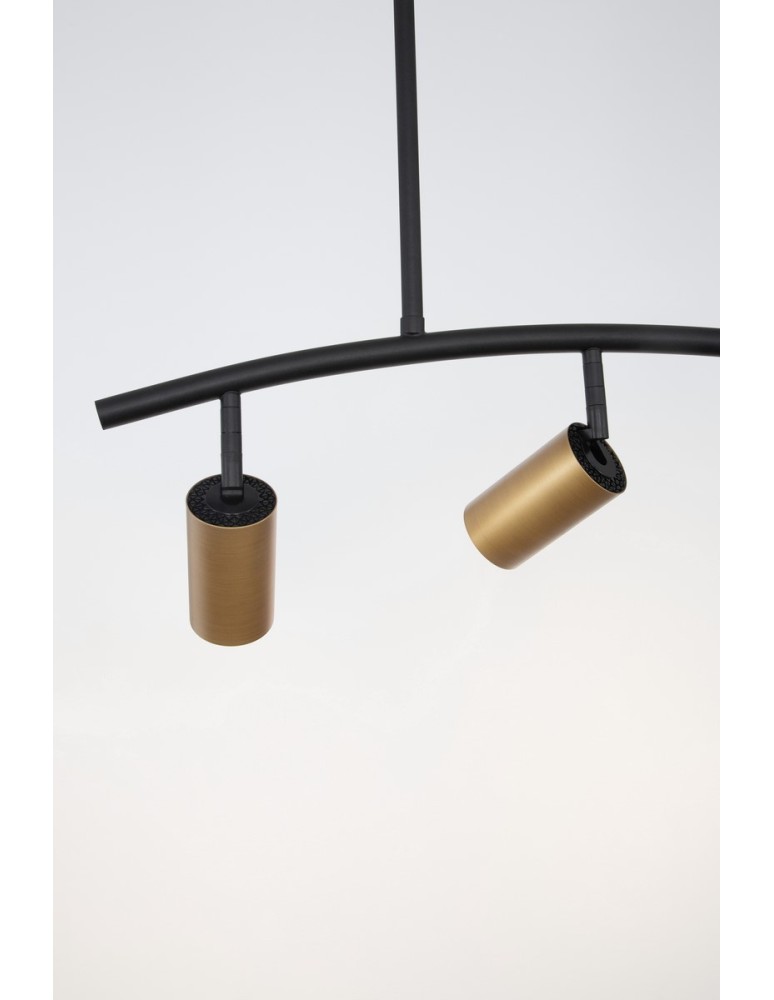 Pendant lamps - Luces Exclusivas CAYES Pendant Modern Black 3xGU10 max 10W LE42617 - product kolory-swiatla.pl 3