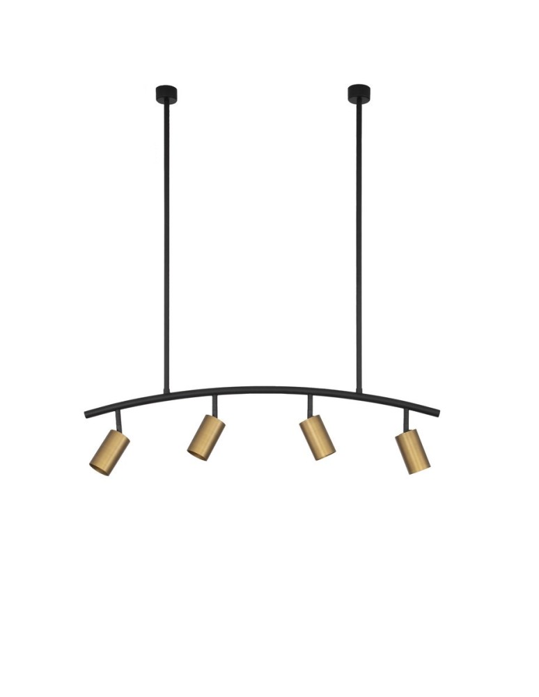 Pendant lamps - Luces Exclusivas CAYES Pendant Modern Black 4xGU10 max 10W LE42618 - product kolory-swiatla.pl 1