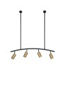 Luces Exclusivas CAYES Pendant Modern Black 4xGU10 max 10W LE42618