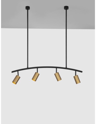 Luces Exclusivas CAYES Wisząca Nowoczesna czarny 4xGU10 max 10W LE42618 - produkt 2