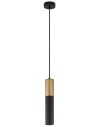 Luces Exclusivas CAYES Pendant Modern Black 1xGU10 max 10W LE42619