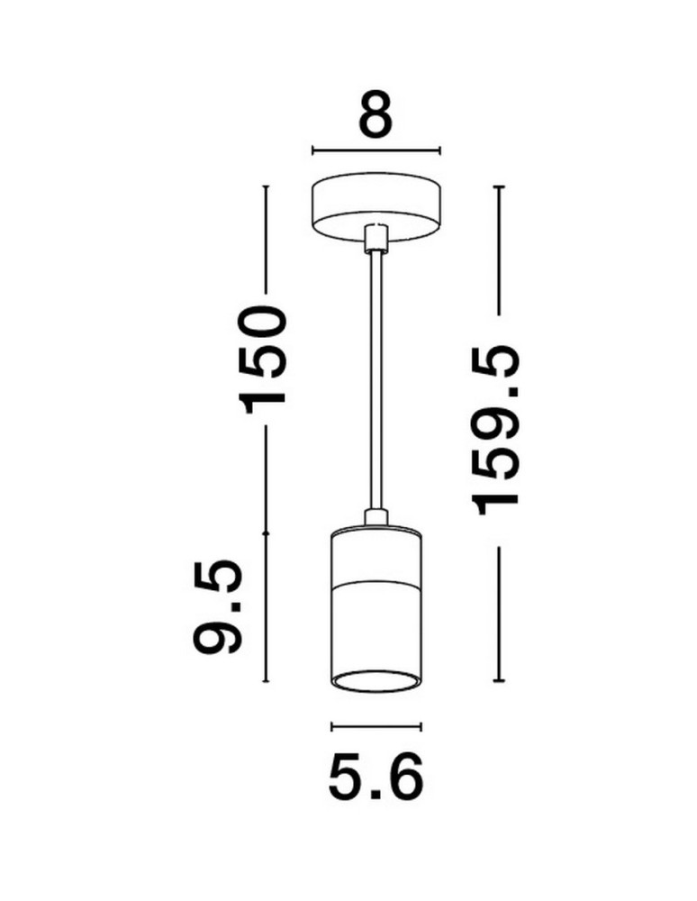 Pendant lamps - Luces Exclusivas CAYES Pendant Modern Black 1xGU10 max 10W LE42620 - product kolory-swiatla.pl 6