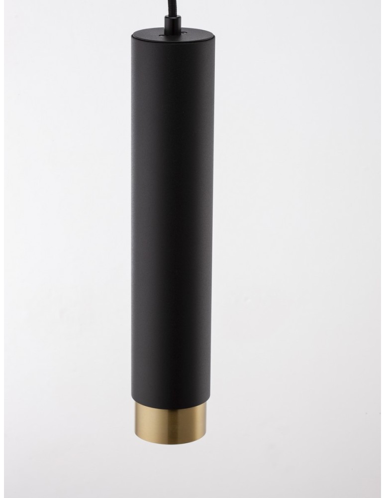Pendant lamps - Luces Exclusivas CAYES Pendant Modern Black 1xGU10 max 10W LE42621 - product kolory-swiatla.pl 5