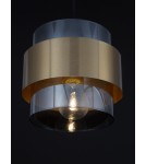 Lampy wiszące - Luces Exclusivas VIEJA Wisząca Nowoczesna złoty i odcienie złota 1xΕ27 max 12W LE42623 - produkt 3