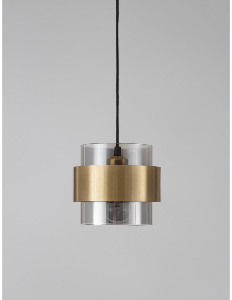 Lampy wiszące - Luces Exclusivas VIEJA Wisząca Nowoczesna złoty i odcienie złota 1xΕ27 max 12W LE42623 - produkt kolory-swiatla.pl 4