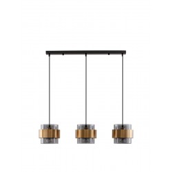 Luces Exclusivas VIEJA Wisząca Nowoczesna złoty i odcienie złota 3xΕ27 max 12W LE42625