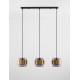 Luces Exclusivas VIEJA Wisząca Nowoczesna złoty i odcienie złota 3xΕ27 max 12W LE42625