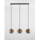 Luces Exclusivas VIEJA Wisząca Nowoczesna złoty i odcienie złota 3xΕ27 max 12W LE42625