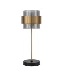 Decorative table lamps - Luces Exclusivas VIEJA Table gold and gold shades 1xΕ27 max 12W LE42626 - product 1