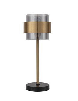 Luces Exclusivas VIEJA Table gold and gold shades 1xΕ27 max 12W LE42626