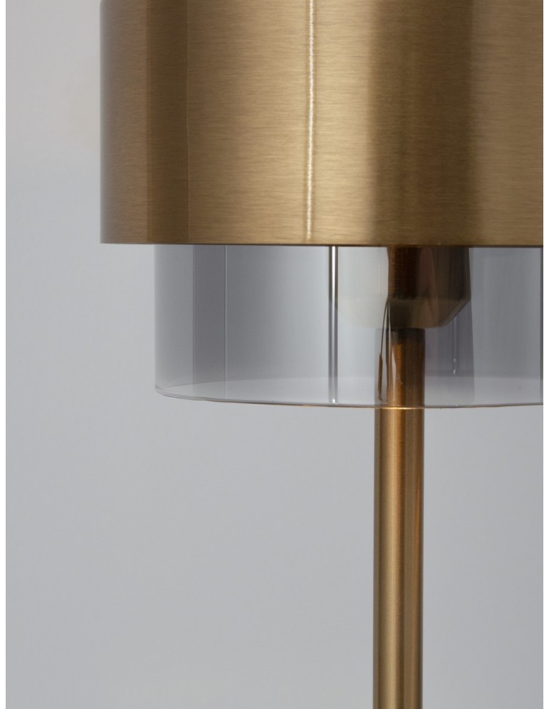 Decorative table lamps - Luces Exclusivas VIEJA Table gold and gold shades 1xΕ27 max 12W LE42626 - product kolory-swiatla.pl 4