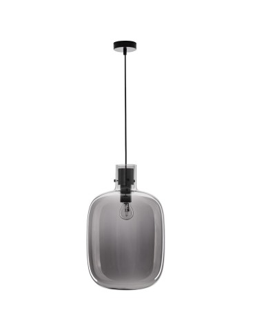 Luces Exclusivas PADRE Pendant Modern Black 1xΕ27 max 12W LE42628