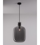 Pendant lamps - Luces Exclusivas PADRE Pendant Modern Black 1xΕ27 max 12W LE42628 - product 2