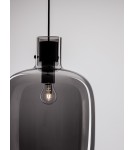 Pendant lamps - Luces Exclusivas PADRE Pendant Modern Black 1xΕ27 max 12W LE42628 - product 6