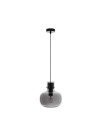 Luces Exclusivas PADRE Pendant Modern Black 1xΕ27 max 12W LE42629