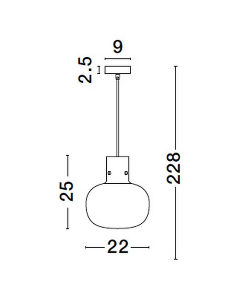 Lampy wiszące - Luces Exclusivas PADRE Wisząca Nowoczesna czarny 1xΕ27 max 12W LE42629 - produkt kolory-swiatla.pl 6