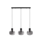 Pendant lamps - Luces Exclusivas PADRE Pendant Modern Black 3xΕ27 max 12W LE42630 - product 1