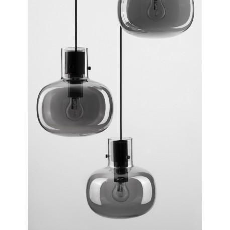 Luces Exclusivas PADRE Wisząca Nowoczesna czarny 3xΕ27 max 12W LE42631