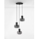 Luces Exclusivas PADRE Wisząca Nowoczesna czarny 3xΕ27 max 12W LE42631